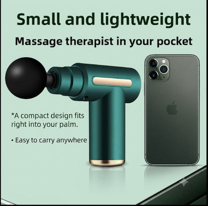 Compact Massage Gun, Travel-Size Recovery, Full Power