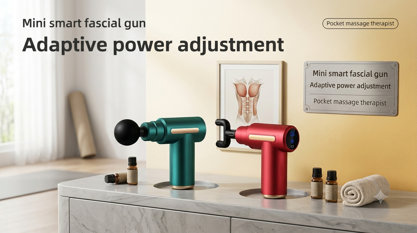 Compact Massage Gun, Travel-Size Recovery, Full Power