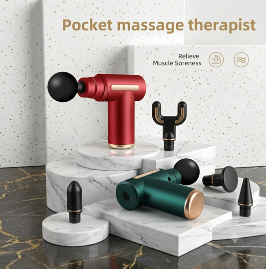 Compact Massage Gun, Travel-Size Recovery, Full Power